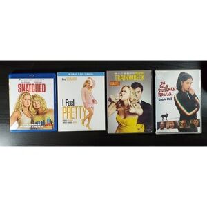 Snatched Blu-Ray, I Feel Pretty, Trainwreck, Sarah Silverman Amy Schumer DVD Lot